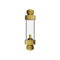 Aluminium inline co2 bubble counter GOLD