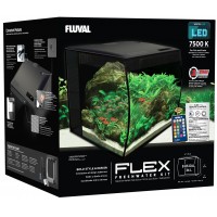 Fluval Flex Ενυδρείο Μαύρο 34lt Fluval Flex Ενυδρείο Μαύρο 34lt