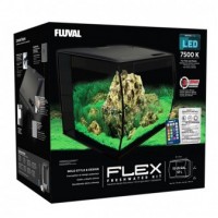 Fluval Flex Ενυδρείο Μαύρο 57lt Fluval Flex Ενυδρείο Μαύρο 57lt