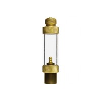 Aluminium Aquarium CO2 Bubble Counter for Solenoids and Regulators GOLD